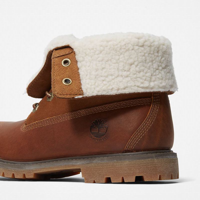 Timberland Authentic Fold-over Čizme Smeđe | 95524550