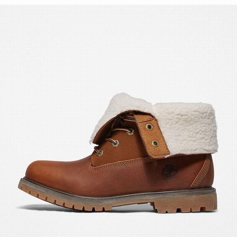 Timberland Authentic Fold-over Čizme Smeđe | 95524550