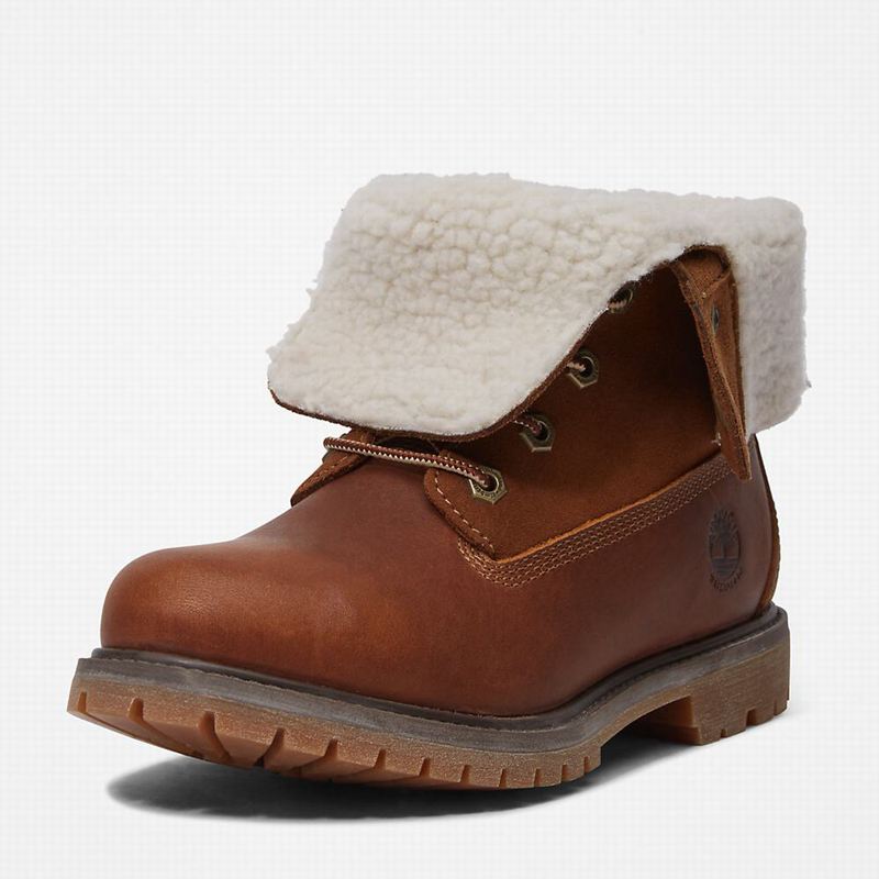 Timberland Authentic Fold-over Čizme Smeđe | 95524550