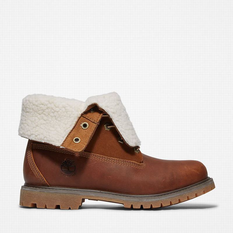 Timberland Authentic Fold-over Čizme Smeđe | 95524550