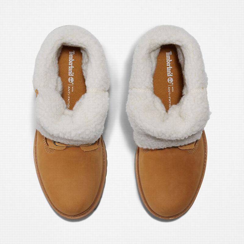 Timberland Authentic Fold-over Čizme Žute | 78936692