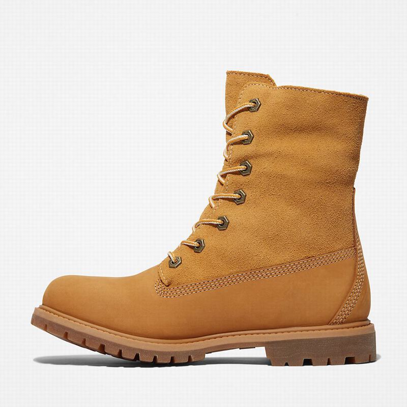 Timberland Authentic Fold-over Čizme Žute | 78936692