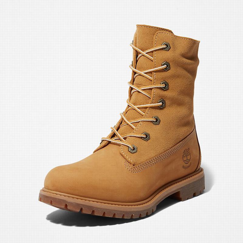 Timberland Authentic Fold-over Čizme Žute | 78936692