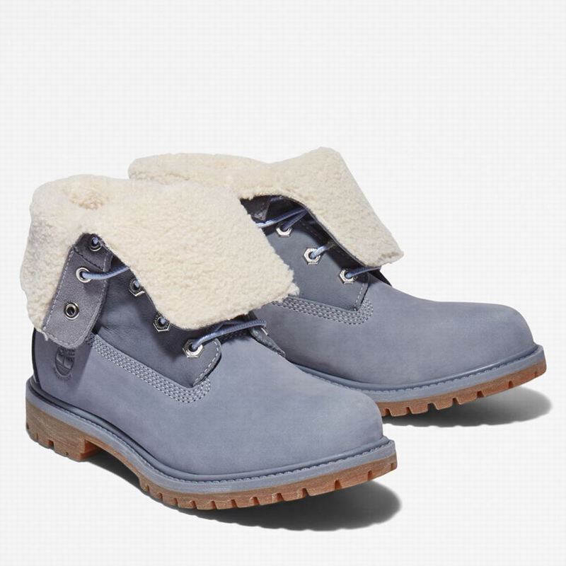 Timberland Authentics Roll-Top Vodootporne Čizme Plave | 13868876