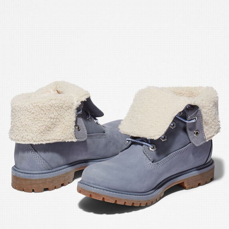 Timberland Authentics Roll-Top Vodootporne Čizme Plave | 13868876