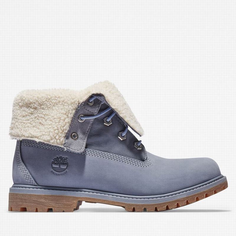 Timberland Authentics Roll-Top Vodootporne Čizme Plave | 13868876