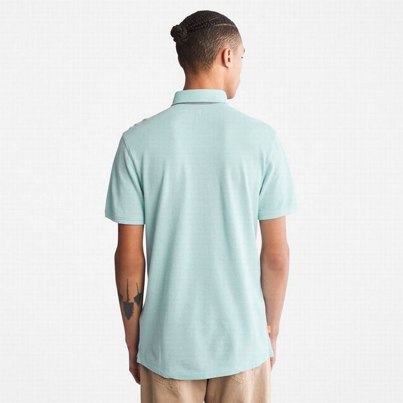Timberland Baboosic Brook Oxford Polo Majice Tirkizne | 15528958