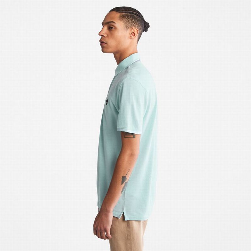 Timberland Baboosic Brook Oxford Polo Majice Tirkizne | 15528958