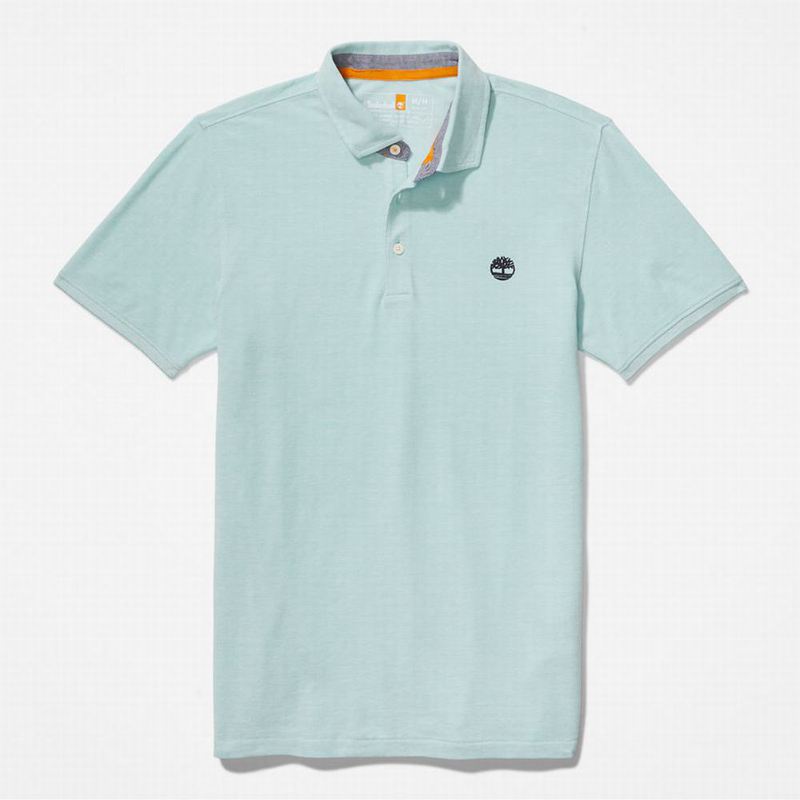 Timberland Baboosic Brook Oxford Polo Majice Tirkizne | 15528958
