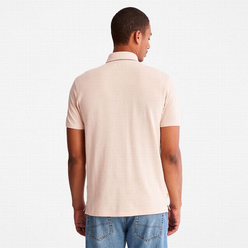 Timberland Baboosic Brook Oxford Polo Polo Majice Roze | 14130037