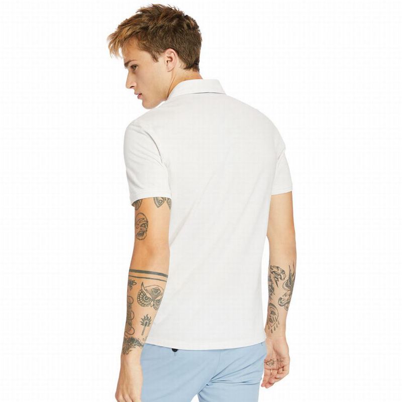 Timberland Baboosic Brook Polo Majice Bijele | 36564317