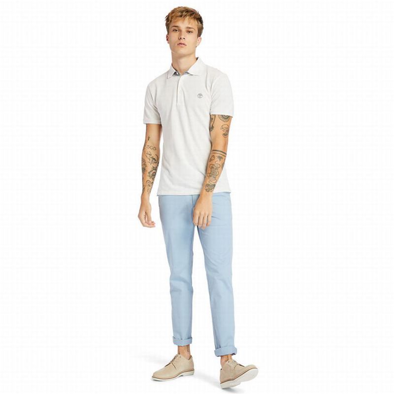 Timberland Baboosic Brook Polo Majice Bijele | 36564317