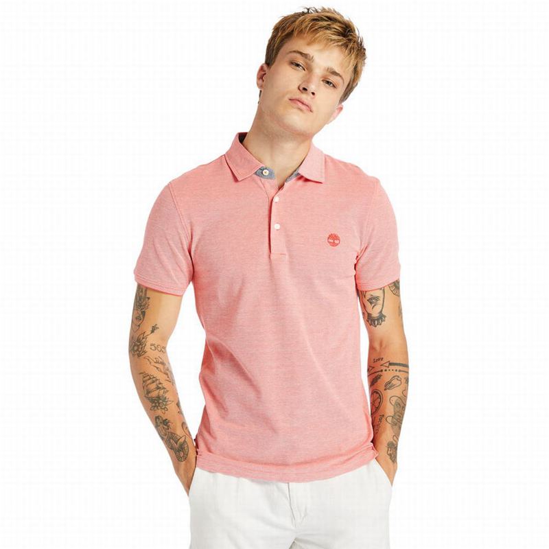 Timberland Baboosic Brook Polo Majice Crvene | 12109048