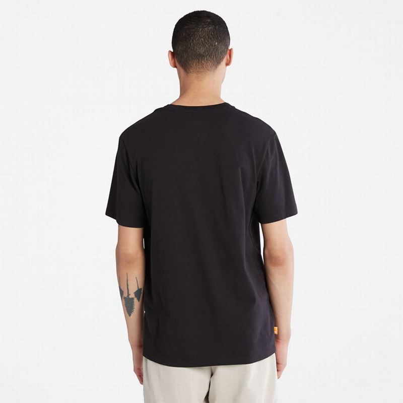 Timberland Back Graficke Logo Majice Crne | 49459344