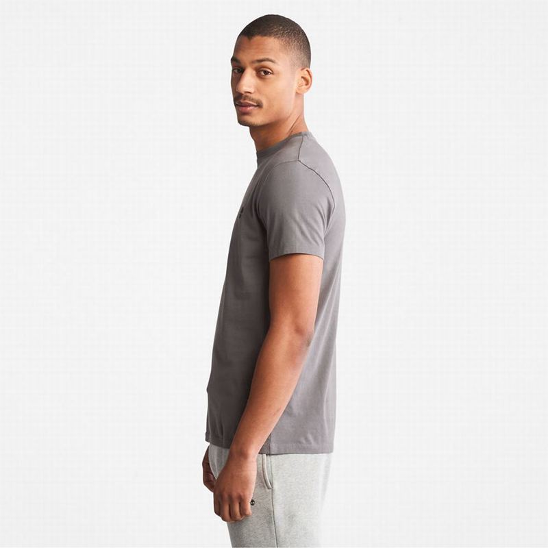 Timberland Back-Graficke Majice Sive | 73944015