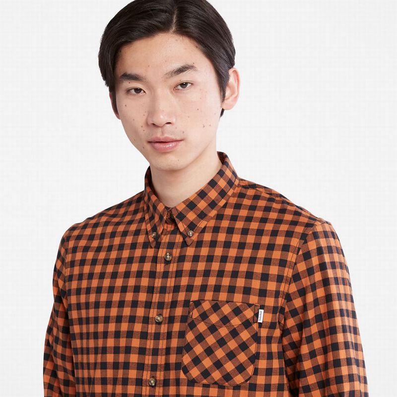 Timberland Back River Check Košulje Narančaste | 48618878