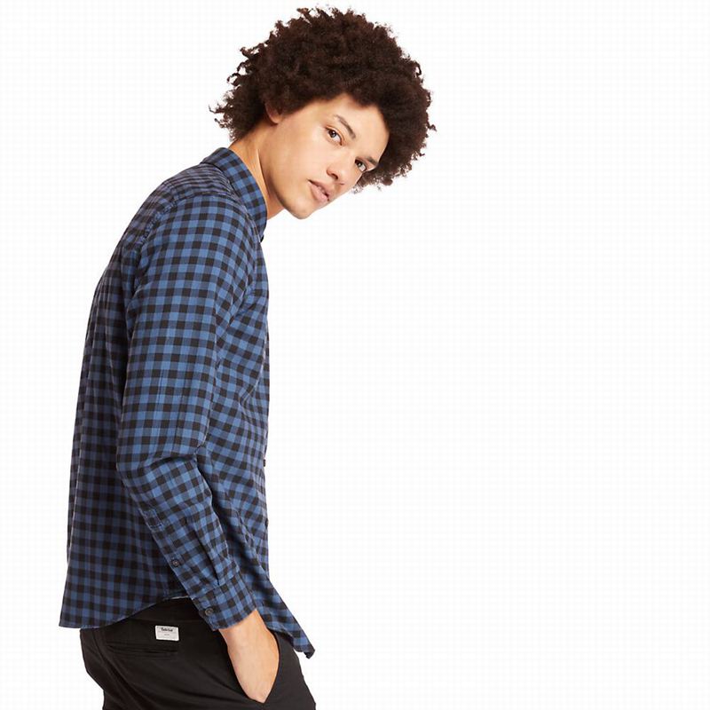 Timberland Back River Slim Check Košulje Tamnoplave | 61320309