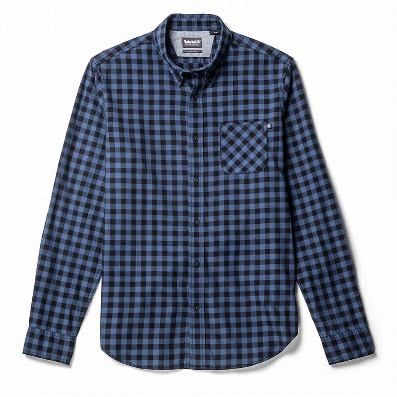 Timberland Back River Slim Check Košulje Tamnoplave | 61320309