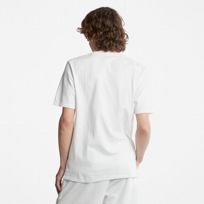 Timberland Back-graphicd Majice Bijele | 8131798