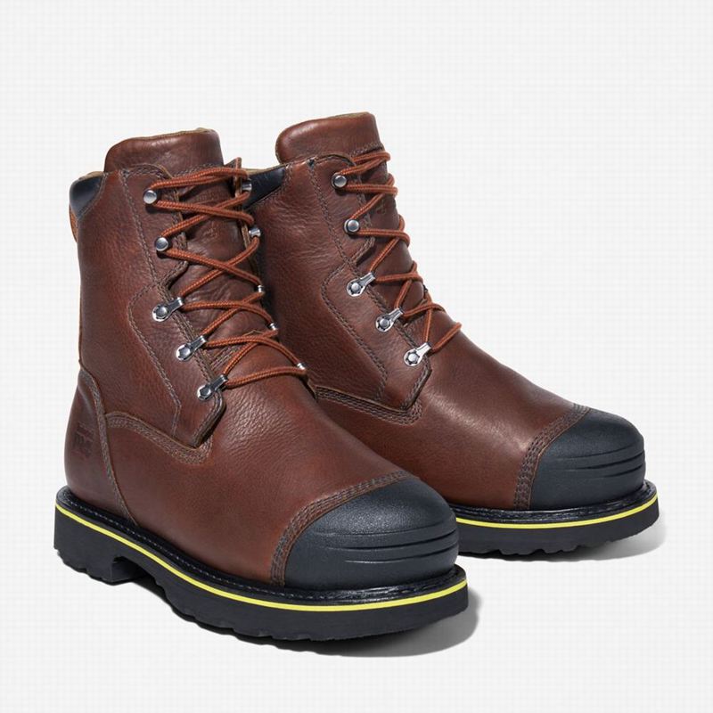 Timberland Bannack Met Guard Alloy Toe Radne Čizme Smeđe | 41649788