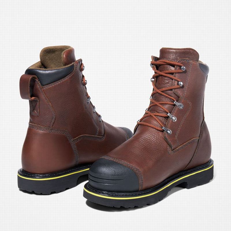 Timberland Bannack Met Guard Alloy Toe Radne Čizme Smeđe | 41649788
