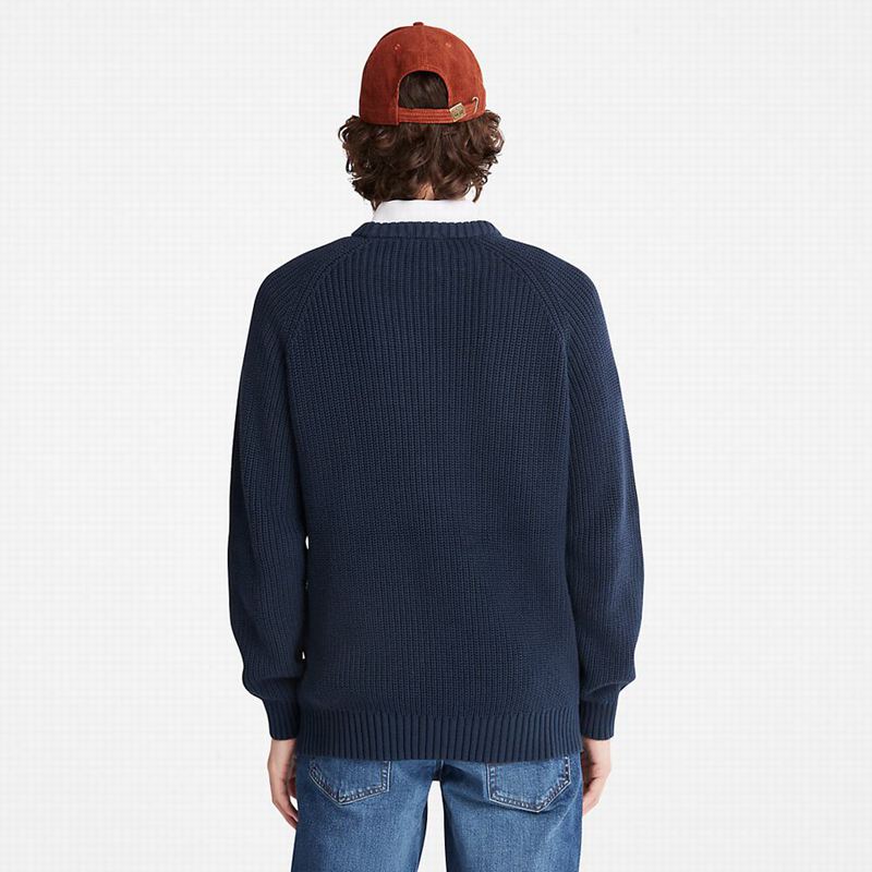 Timberland Beards Brook Crew-Neck Džemperi Tamnoplave | 89913434