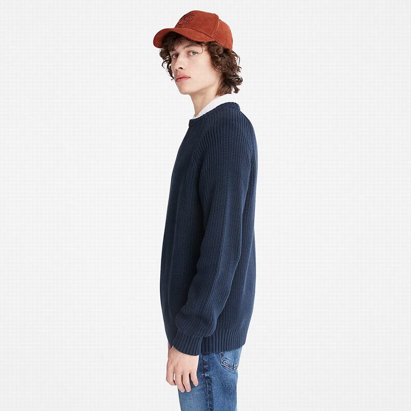 Timberland Beards Brook Crew-Neck Džemperi Tamnoplave | 89913434