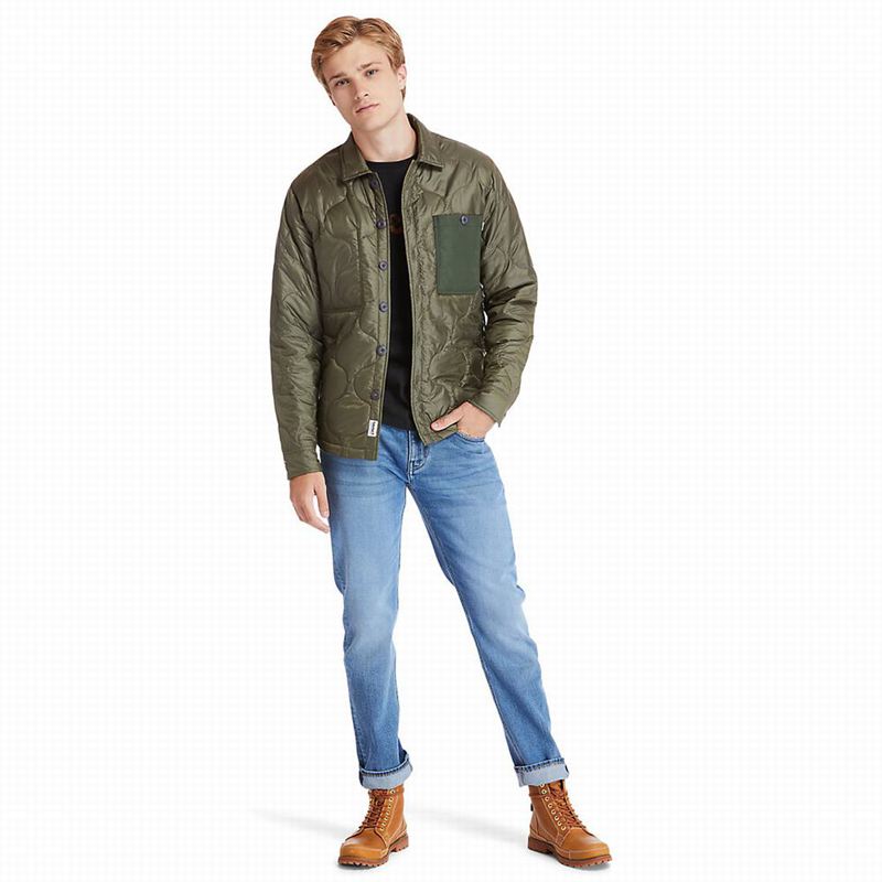 Timberland Benton Water-Resistant Shell Jakne Maslinasto Zelene | 95833951