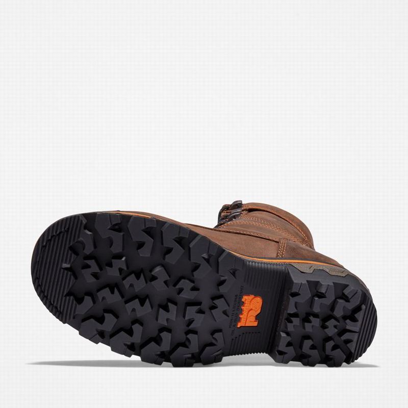 Timberland Boondock HD Logger Composite Toe Waterproof Radne Čizme Smeđe | 12950347