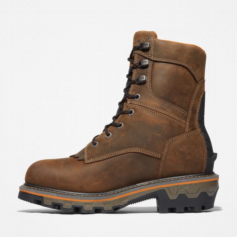 Timberland Boondock HD Logger Waterproof Radne Čizme Smeđe | 40417276