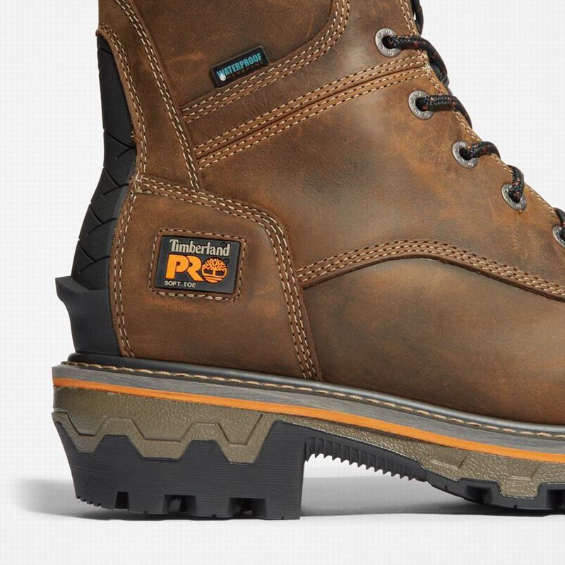 Timberland Boondock HD Logger Waterproof Radne Čizme Smeđe | 40417276