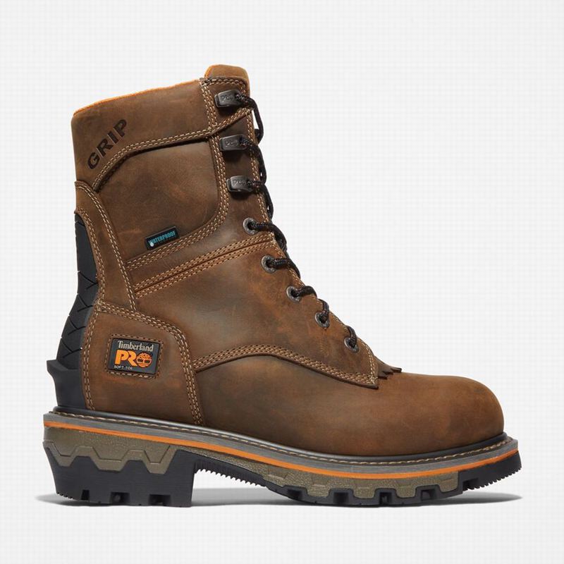 Timberland Boondock HD Logger Waterproof Radne Čizme Smeđe | 40417276