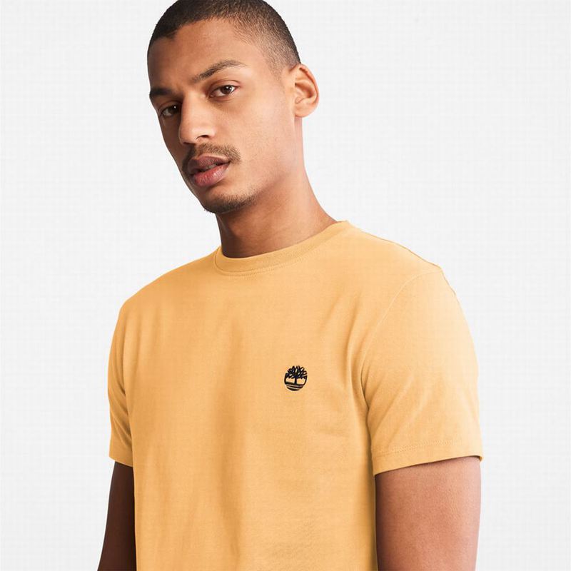 Timberland Boot-Logo Majice Žute | 30347258