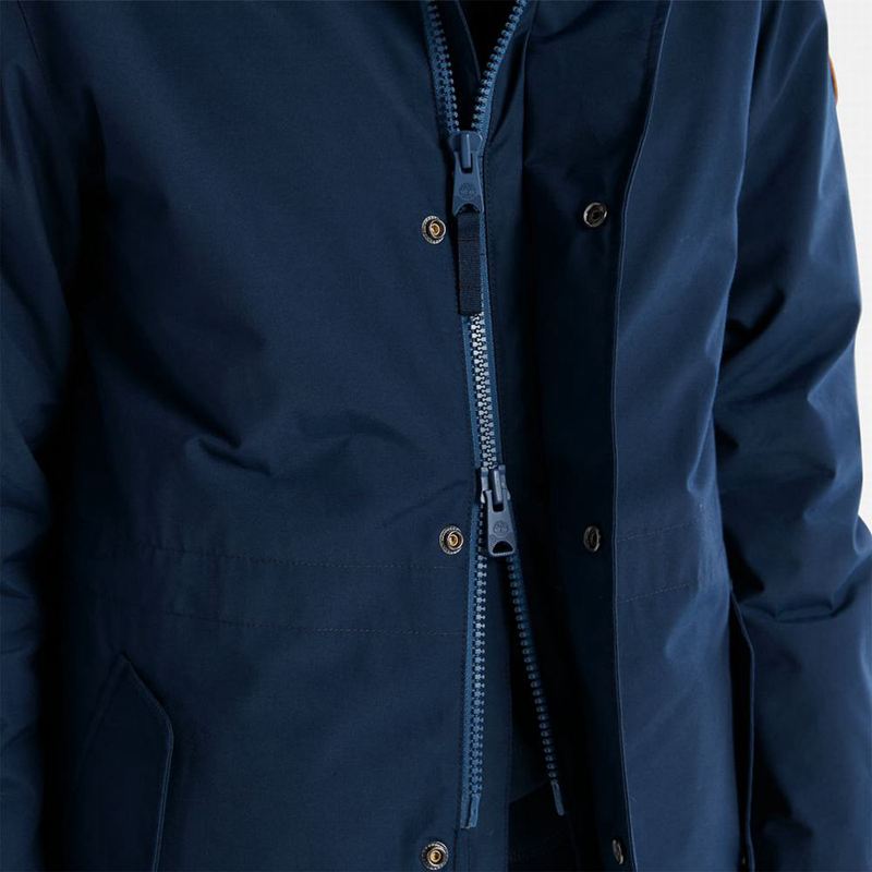 Timberland Boundary Peak 3-in-1 Fishtail Parka Tamnoplave | 50982115