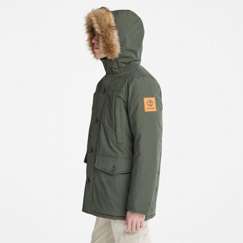 Timberland Boundary Peak Warm Parka Maslinasto Zelene | 92237204
