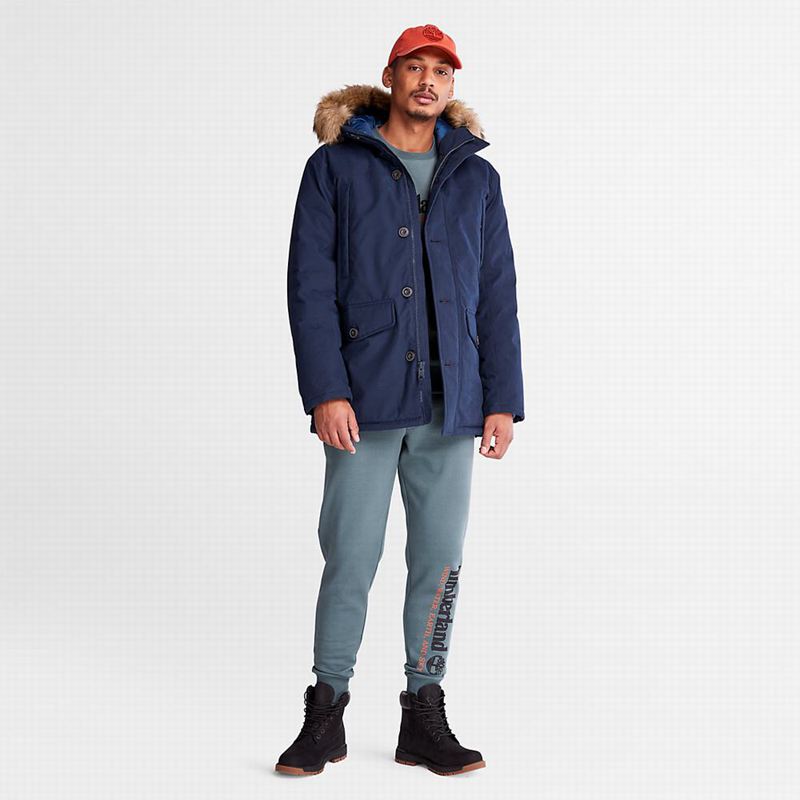 Timberland Boundary Peak Waterproof Insulated Parka Tamnoplave | 56601732