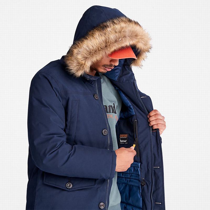 Timberland Boundary Peak Waterproof Insulated Parka Tamnoplave | 56601732