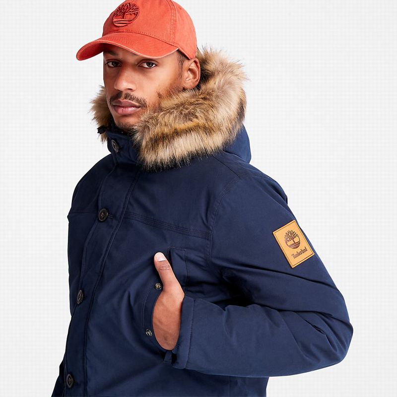 Timberland Boundary Peak Waterproof Insulated Parka Tamnoplave | 56601732