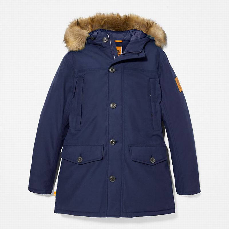 Timberland Boundary Peak Waterproof Insulated Parka Tamnoplave | 56601732