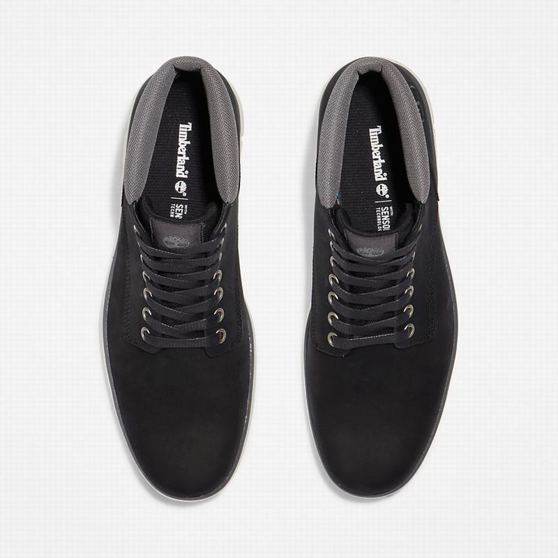 Timberland Bradstreet Chukka Čizme Crne | 58893808