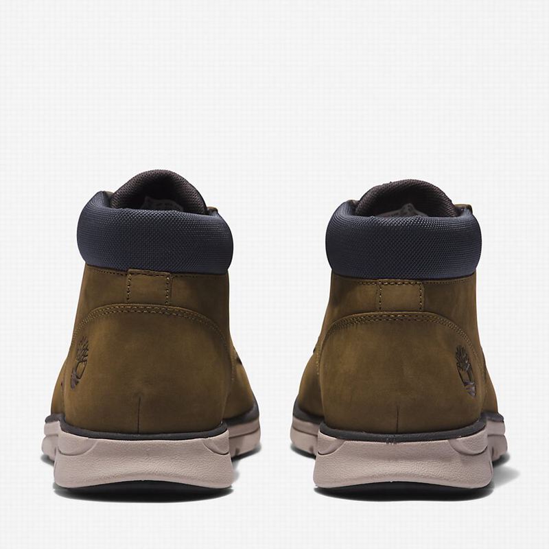 Timberland Bradstreet Koža Chukka Čizme Maslinasto Zelene | 98294936