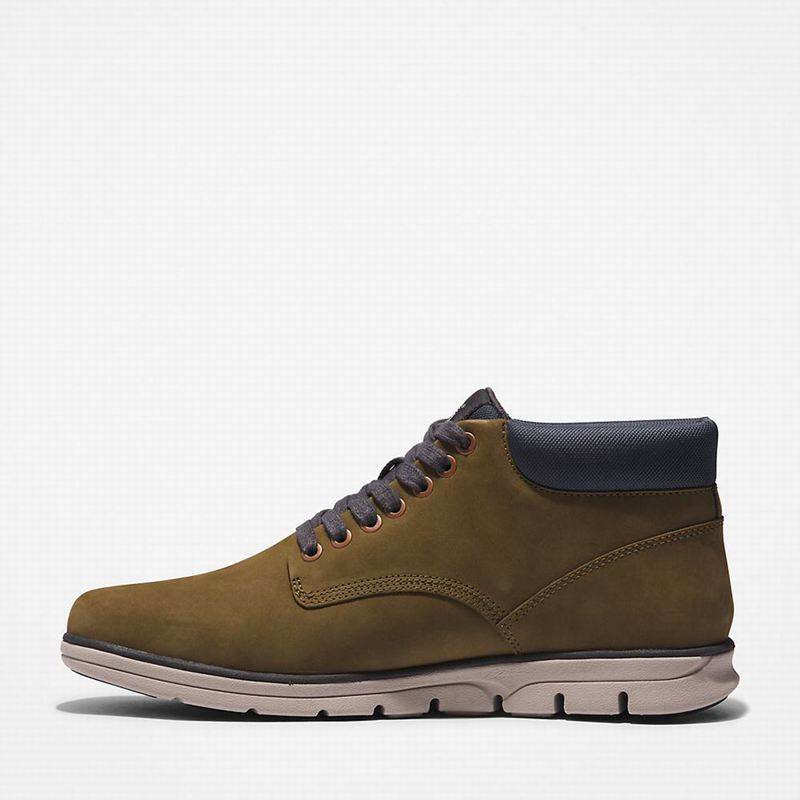Timberland Bradstreet Koža Chukka Čizme Maslinasto Zelene | 98294936