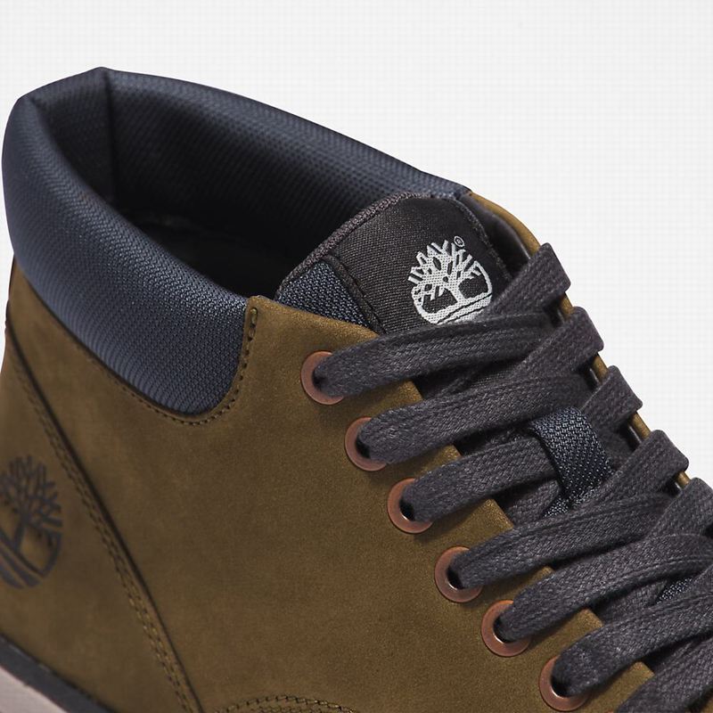 Timberland Bradstreet Koža Chukka Čizme Maslinasto Zelene | 98294936