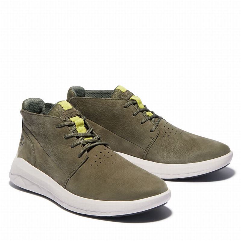 Timberland Bradstreet Ultra Chukka Čizme Maslinasto Zelene | 35454827