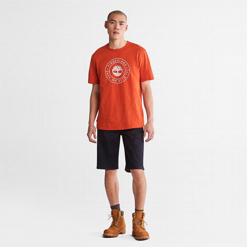 Timberland Canobie Lake Denim Kratke Hlače Tamnoplave | 12646755