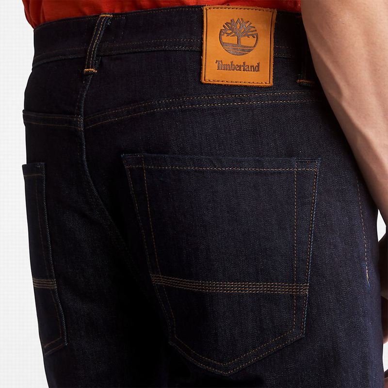 Timberland Canobie Lake Denim Kratke Hlače Tamnoplave | 12646755