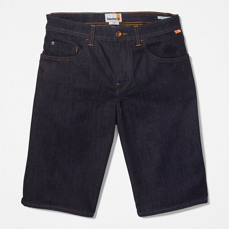 Timberland Canobie Lake Denim Kratke Hlače Tamnoplave | 12646755