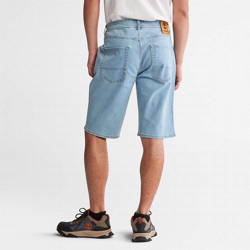 Timberland Canobie Lake Denim Kratke Hlače Plave | 77606809