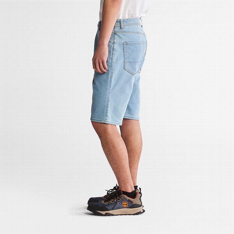 Timberland Canobie Lake Denim Kratke Hlače Plave | 77606809