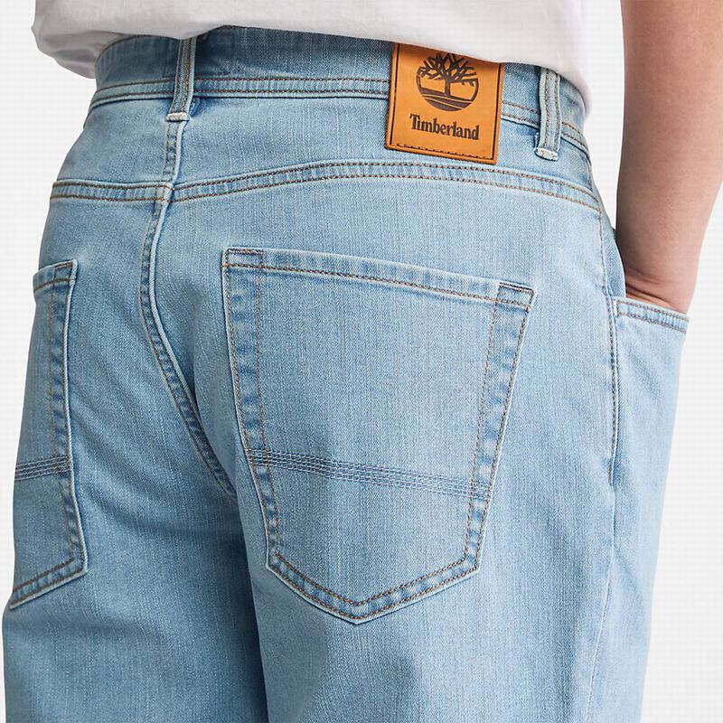 Timberland Canobie Lake Denim Kratke Hlače Plave | 77606809